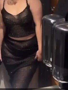 PrettyLittleThing Black Sparkle Mesh Two-Piece Dress